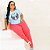 T-SHIRT PLUS SIZE TIGRES CORAÇÃO DTF AZUL BEBÊ XG - Imagem 1