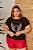 T-SHIRT PLUS SIZE TIGRES CORAÇÃO DTF CHOCOLATE XG - Imagem 1