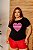 T-SHIRT PLUS SIZE CORAÇÃO COACH DTF XG - Imagem 1
