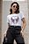 T-SHIRT TIGRES CORAÇÃO DTF BRANCO - Imagem 1
