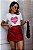 T-SHIRT CORAÇÃO COACH DTF OFF WHITE - Imagem 1