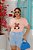 T-SHIRT PLUS SIZE COFFEE LOVER URSO DTF ROSA BEBÊ XG - Imagem 1