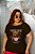 T-SHIRT PLUS SIZE COFFEE LOVER URSO DTF CHOCOLATE XG - Imagem 1