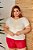 T-SHIRT PLUS SIZE DARLING YOU ARE DTF OFF WHITE XG - Imagem 1
