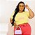 T-SHIRT PLUS SIZE DARLING YOU ARE DTF AMARELO BEBÊ XG - Imagem 1