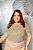 T-SHIRT PLUS SIZE DARLING YOU ARE DTF BEGE XG - Imagem 1