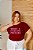 T-SHIRT PLUS SIZE MAGIC WITH YOU DTF MARSALA XG - Imagem 1