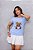 T-SHIRT COFFEE LOVER URSO DTF AZUL BEBÊ - Imagem 1