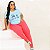 T-SHIRT PLUS SIZE SHE IS DTF AZUL BEBÊ XG - Imagem 1