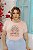 T-SHIRT PLUS SIZE MAKE MAGIC ARCO-IRÍS DTF ROSA BEBÊ XG - Imagem 1