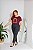 T-SHIRT PLUS SIZE MAKE MAGIC ARCO-IRÍS DTF MARSALA XG - Imagem 1