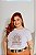 T-SHIRT PLUS SIZE MAKE MAGIC ARCO-IRÍS DTF BRANCO XG - Imagem 1
