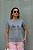T-SHIRT SHE IS DTF CINZA - Imagem 1