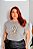 T-SHIRT PLUS SIZE NS DE GUADALUPE DTF CINZA XG - Imagem 1