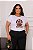 T-SHIRT PLUS SIZE BOTAS NASHVILLE DTF BRANCO XG - Imagem 1
