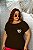 T-SHIRT PLUS SIZE COW PRINT CORAÇÃO DTF CHOCOLATE XG - Imagem 1