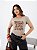 T-SHIRT WILD AND FREE DTF BEGE - Imagem 1