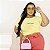 T-SHIRT PLUS SIZE YOU ARE NEEDED DTF AMARELO BEBÊ XG - Imagem 1