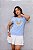 T-SHIRT SPREAD ARCO-IRIS DTF AZUL BEBÊ - Imagem 1