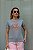 T-SHIRT CAVALO COWGIRL DTF CINZA - Imagem 1