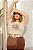 T-SHIRT PLUS SIZE CAVALO COWGIRL DTF BEGE XG - Imagem 1