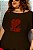 T-SHIRT PLUS SIZE CACTUS WILD LOVE DTF CHOCOLATE XG - Imagem 1