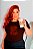 T-SHIRT PLUS SIZE CACTUS WILD LOVE DTF MARSALA XG - Imagem 1