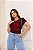 T-SHIRT CACTUS WILD LOVE DTF MARSALA - Imagem 1