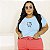 T-SHIRT PLUS SIZE HELLO KITTY DTF AZUL BEBÊ XG - Imagem 1