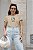 T-SHIRT HELLO KITTY DTF BEGE - Imagem 1