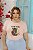 T-SHIRT PLUS SIZE MAJESTIC LEOPARD DTF ROSA BEBÊ XG - Imagem 1