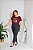 T-SHIRT PLUS SIZE MAJESTIC LEOPARD DTF MARSALA XG - Imagem 1