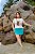 T-SHIRT PLUS SIZE MAJESTIC LEOPARD DTF OFF WHITE XG - Imagem 1