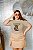 T-SHIRT PLUS SIZE MAJESTIC LEOPARD DTF BEGE XG - Imagem 1