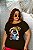 T-SHIRT PLUS SIZE STITCH ARCO-IRIS DTF CHOCOLATE XG - Imagem 2