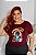 T-SHIRT PLUS SIZE STITCH ARCO-IRIS DTF MARSALA XG - Imagem 2