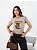 T-SHIRT MAJESTIC LEOPARD DTF BEGE - Imagem 1
