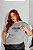 T-SHIRT PLUS SIZE COLCCI REVOLUTION DTF CINZA XG - Imagem 1