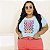 T-SHIRT PLUS SIZE PEIXES CÔTE A'ZUR DTF AZUL BEBÊ XG - Imagem 1