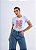 T-SHIRT PEIXES CÔTE A'ZUR DTF BRANCO - Imagem 1