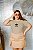 T-SHIRT PLUS SIZE ADIDAS DTF BEGE XG - Imagem 1