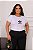T-SHIRT PLUS SIZE ADIDAS DTF BRANCO XG - Imagem 1