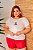 T-SHIRT PLUS SIZE CHANEL DTF OFF WHITE XG - Imagem 1