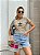 T-SHIRT ADIDAS DTF BEGE - Imagem 1