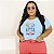 T-SHIRT PLUS SIZE CAVALO MARINHO SE O DTF AZUL BEBÊ XG - Imagem 1