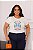 T-SHIRT PLUS SIZE CAVALO MARINHO SE O DTF OFF WHITE XG - Imagem 1