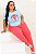 T-SHIRT PLUS SIZE FRUITS DE MEAR LAGOSTA DTF AZUL BEBÊ XG - Imagem 2