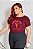 T-SHIRT PLUS SIZE FRUITS DE MEAR LAGOSTA DTF MARSALA XG - Imagem 1
