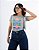 T-SHIRT CAVALO MARINHO SE O DTF CINZA - Imagem 1