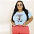 T-SHIRT PLUS SIZE MINNIE MOUSE 1928 DTF AZUL BEBÊ XG - Imagem 1
